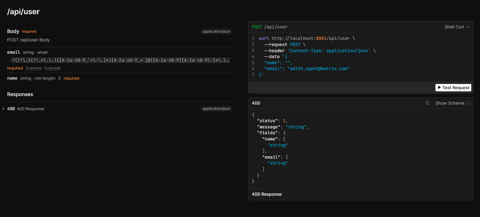 Generated route config 2